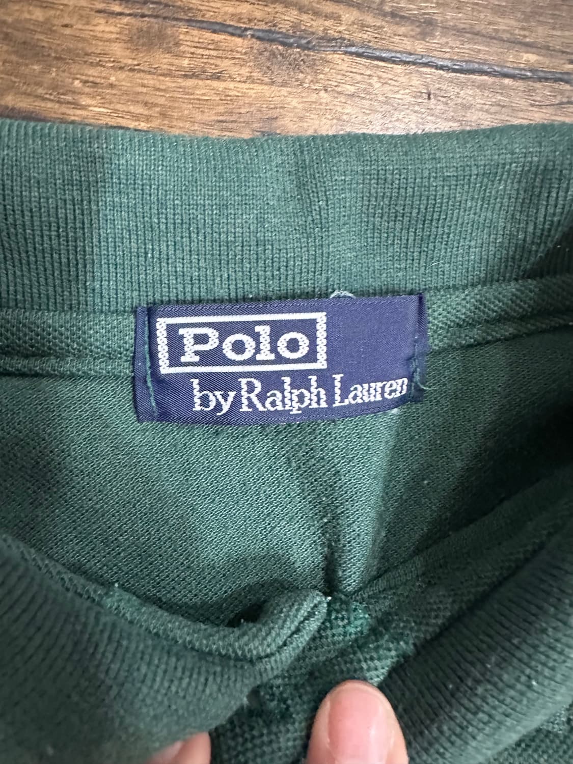 폴로 랄프로렌 배색 카라티 S~M 상품이미지4