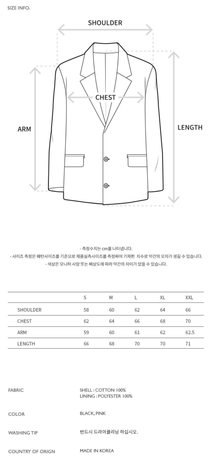 앤더슨벨 밀라노 후디드 자켓 awa531m(BLACK) M사이즈 상품이미지5