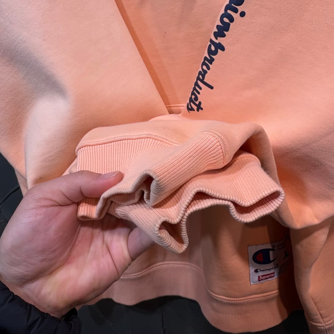 [XL] SUPREME X CHAMPION 슈프림 챔피온 후드 상품이미지6