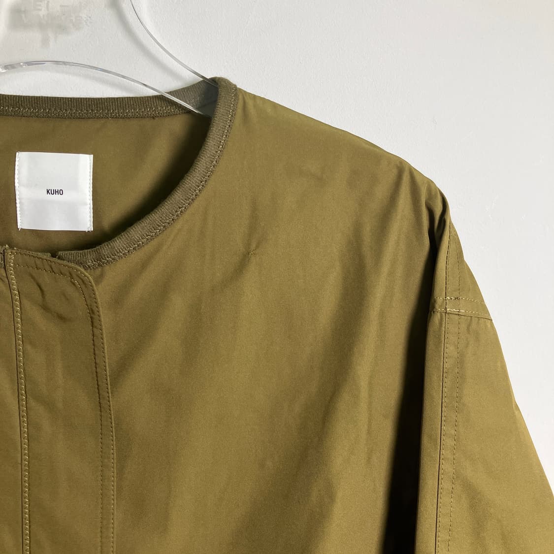 KUHO 구호 카키 빅 포켓 롱점퍼  상품이미지4