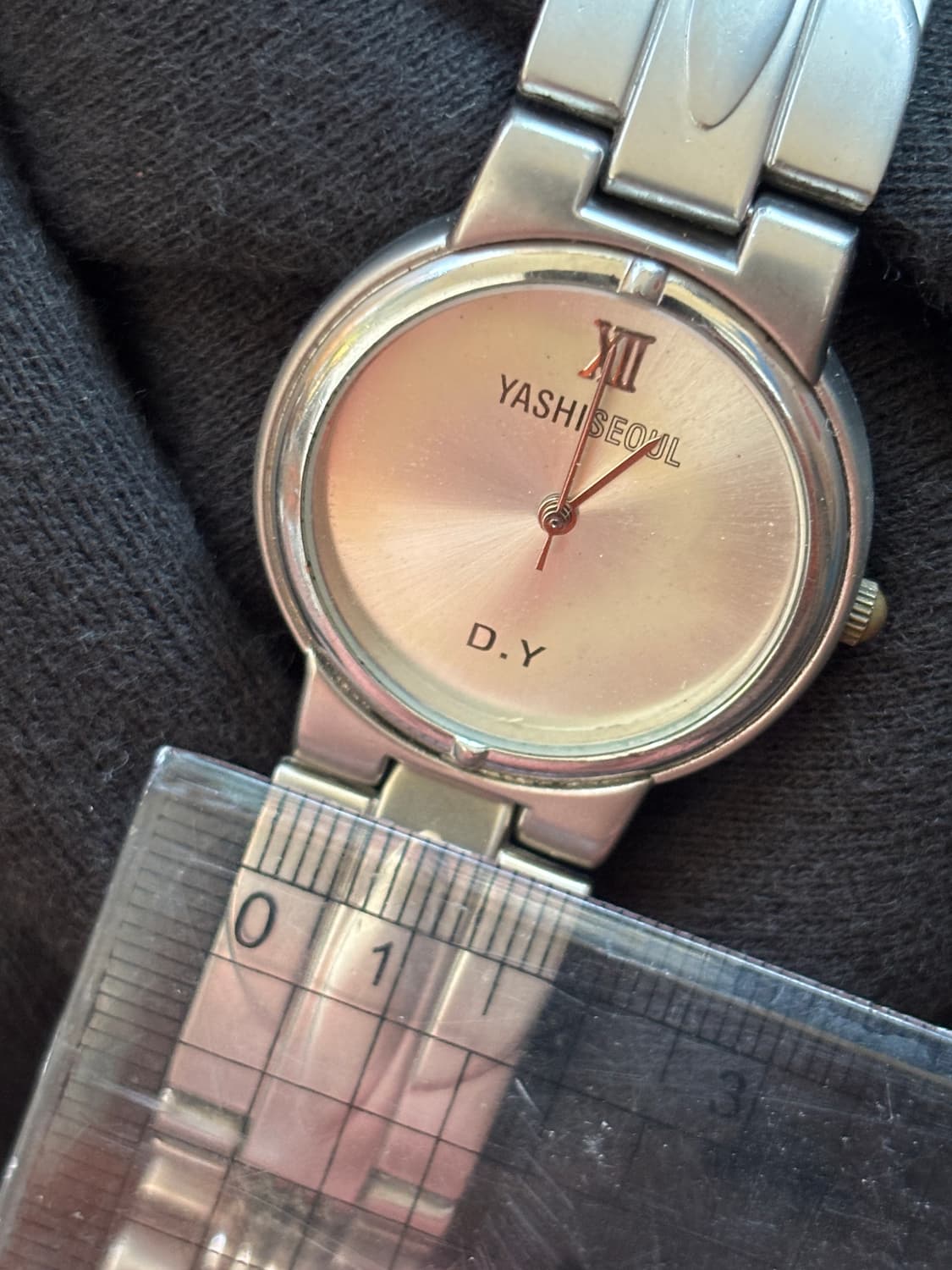 vintage yashi seoul dy steel metal watch 상품이미지7