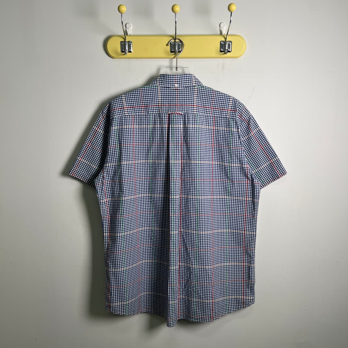 VAN JACKET 반 자켓 체크 버튼다운 반팔 셔츠 XL 상품이미지3