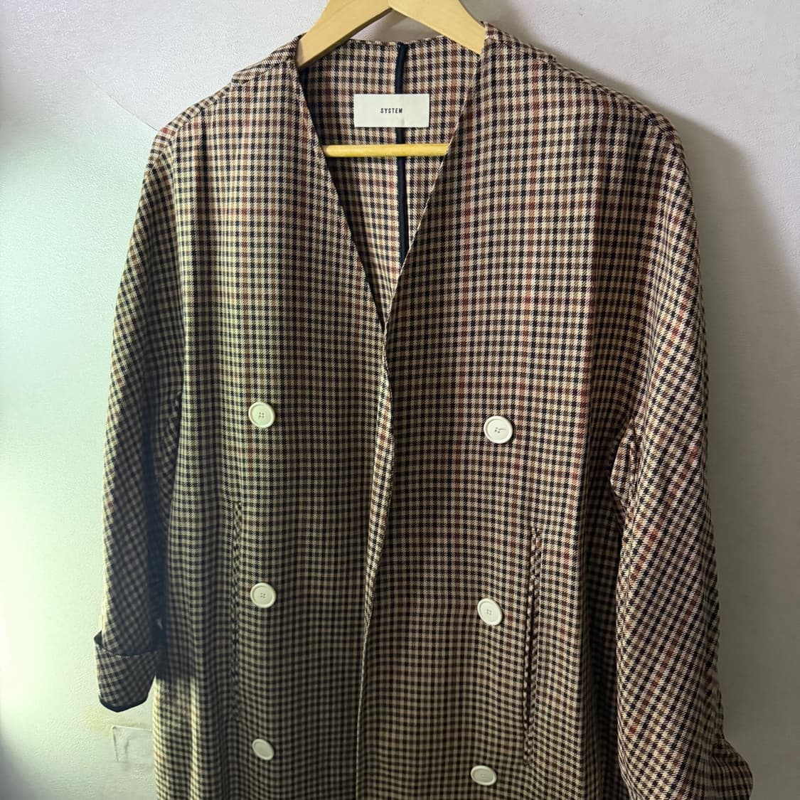 시스템 여성 오픈형 오버핏 트렌치코트 (프리) 상품이미지2