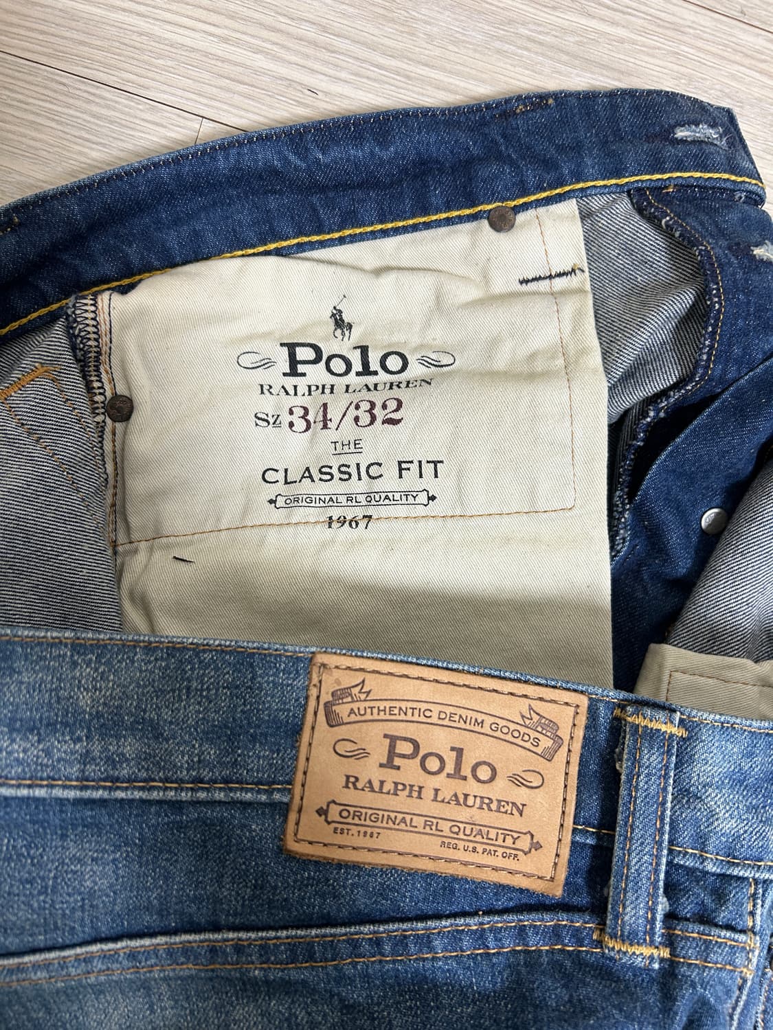 폴로 디스트로이드 워싱진 (매장 구매) 상품이미지8