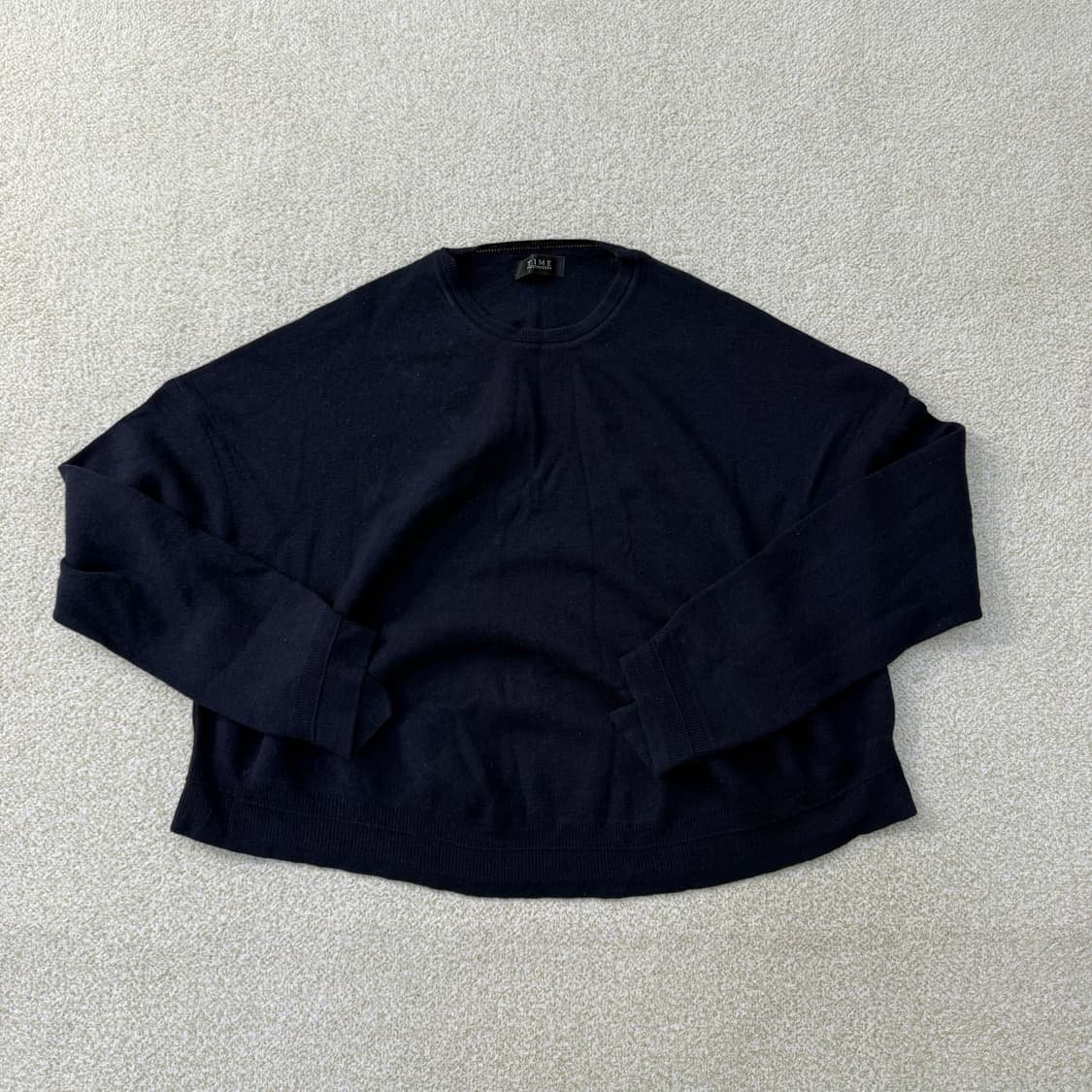 [90] 한섬 타임 여성 캐시미어 크롭 니트 0107T1 상품이미지1