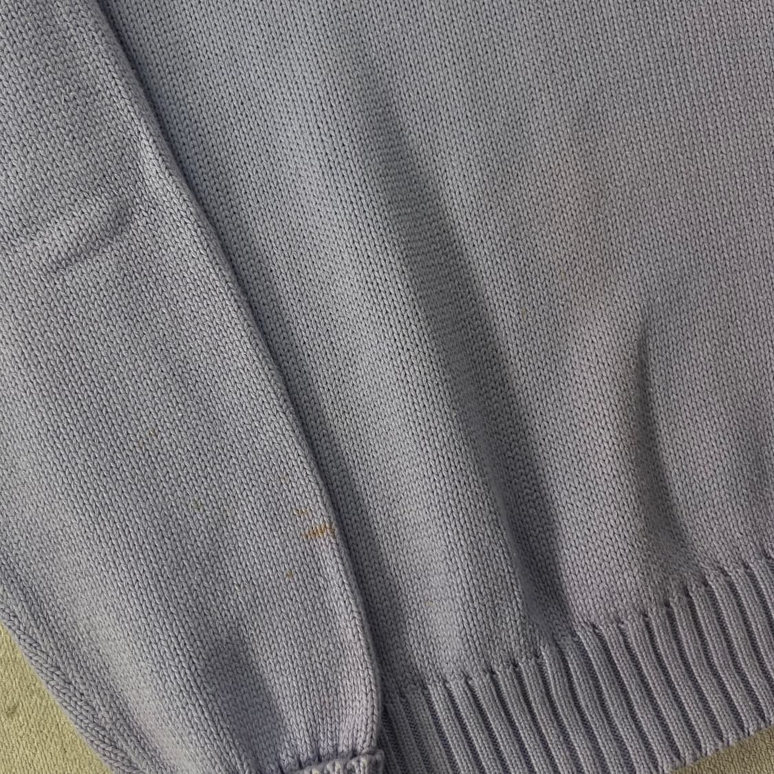 100 폴로랄프로렌 90s 코튼 퍼플 니트 상품이미지4