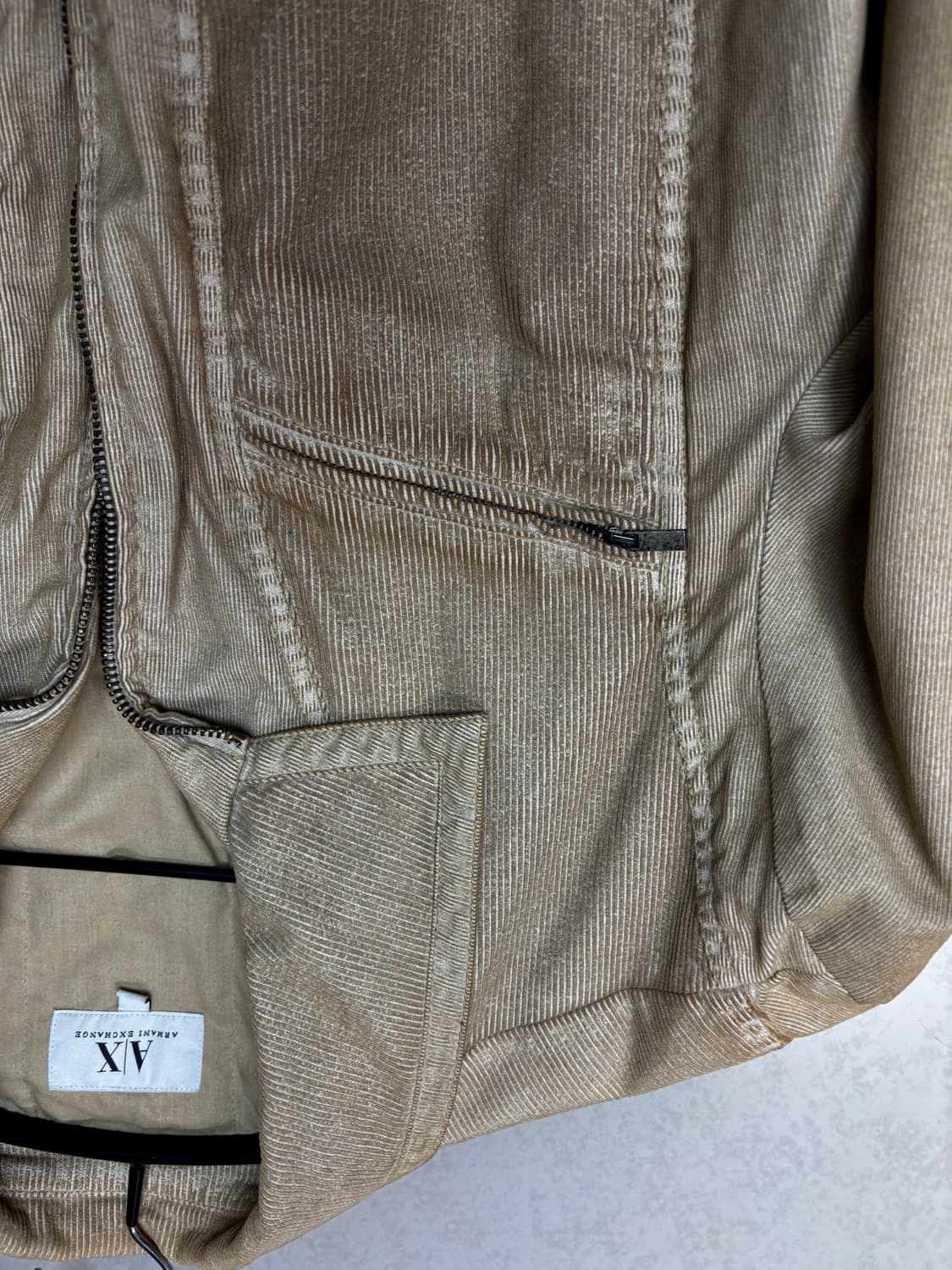 알마니 익스체인지 코듀로이 자켓 상품이미지3