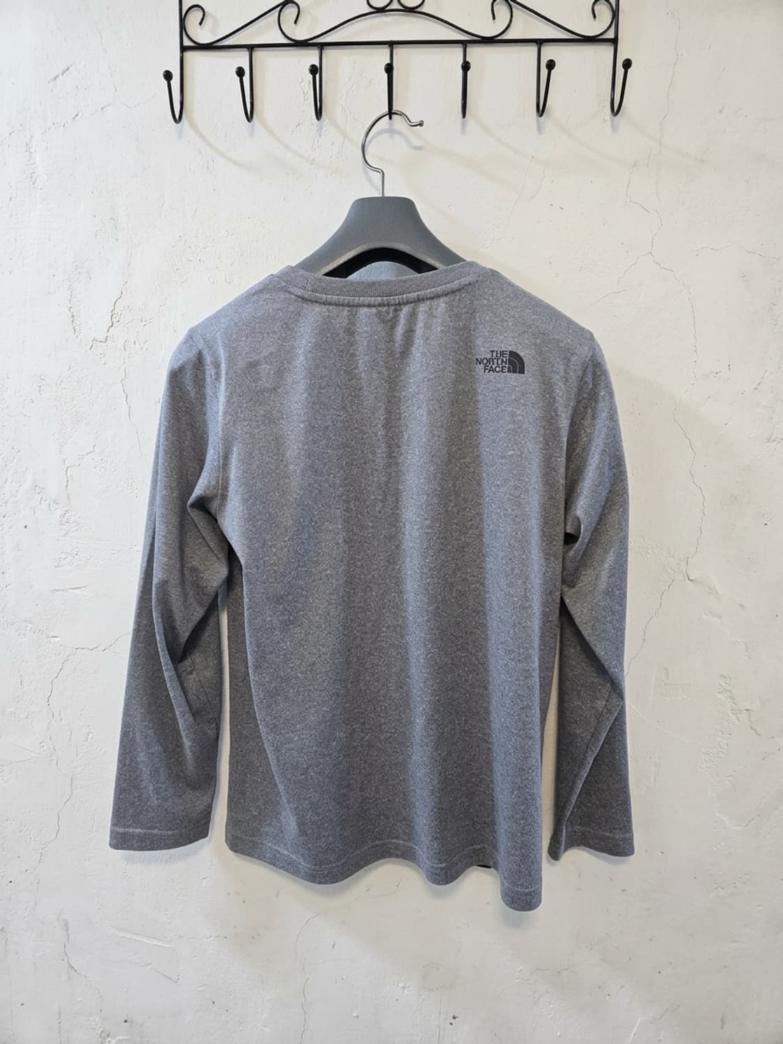 노스페이스 긴팔 티셔츠 90(M) 회색 상품이미지2
