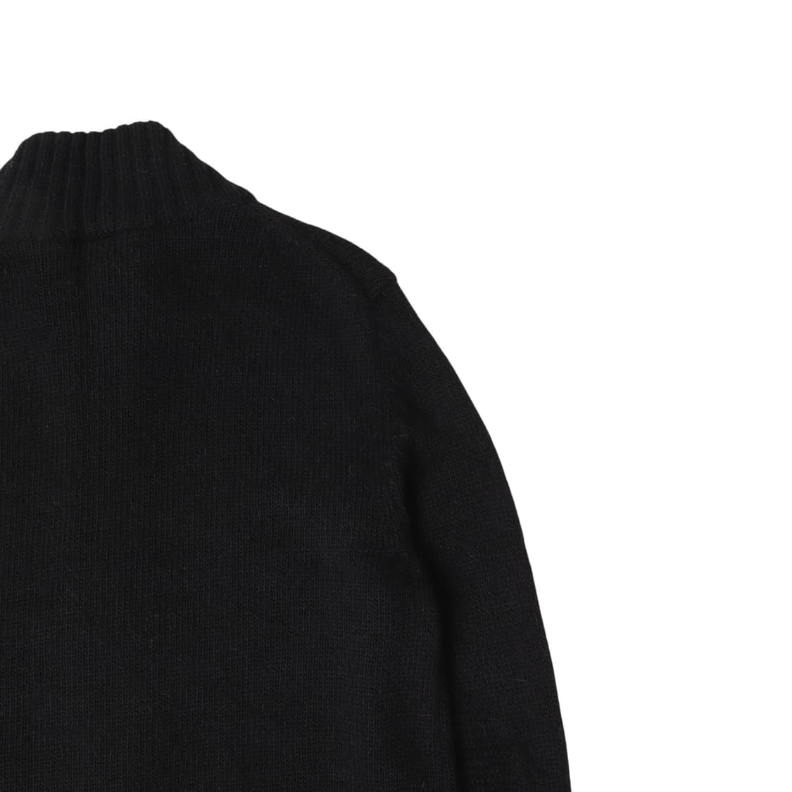 라코스테 블랙 알파카 블렌드 울 집업 가디건 상품이미지6