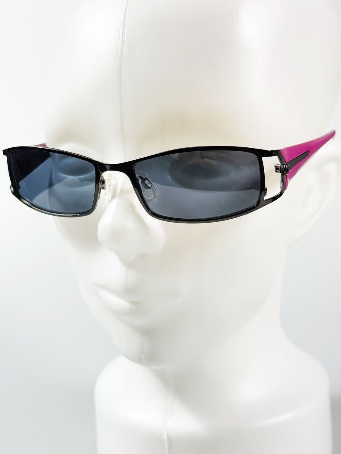 90s Humpreys 메탈 슬림 스퀘어 프레임 빈티지 선글라스 상품이미지8