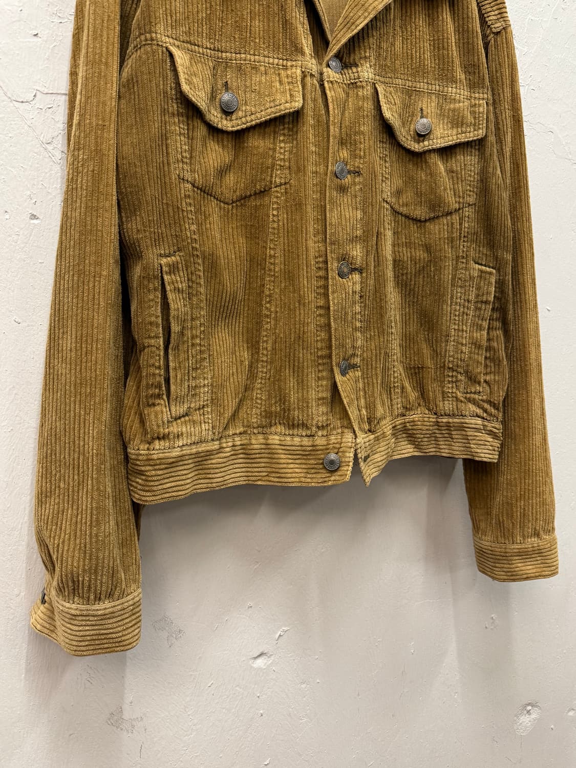XL) Elvis Presley Corduroy Trucker Jacke 상품이미지3