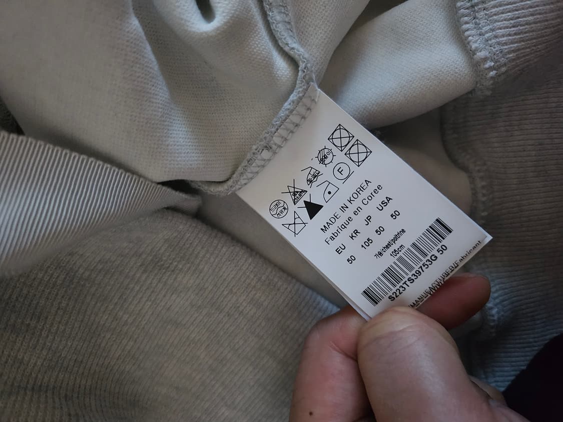 [거의 새것] 솔리드옴므 카라 폴로 니트 스웻 맨투맨 티셔츠 50 상품이미지3