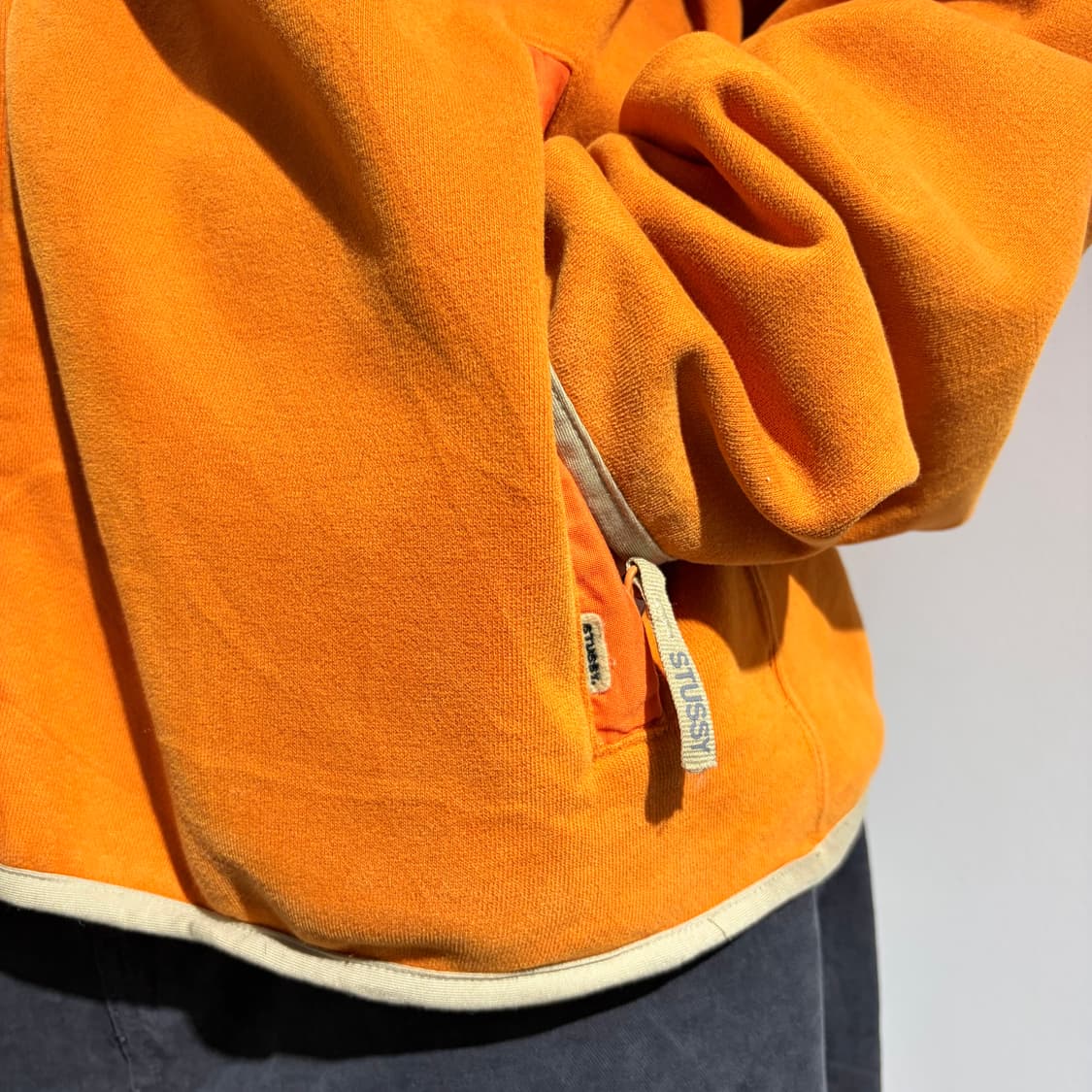 00s 스투시 오렌지 플리스 자켓 상품이미지3