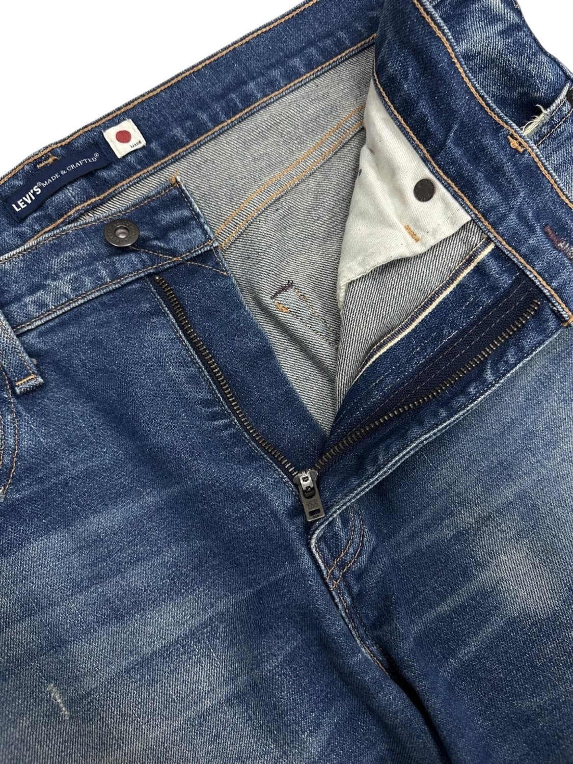 리바이스 502 LMC 셀비지 블루탭 데님팬츠 (34) 상품이미지4