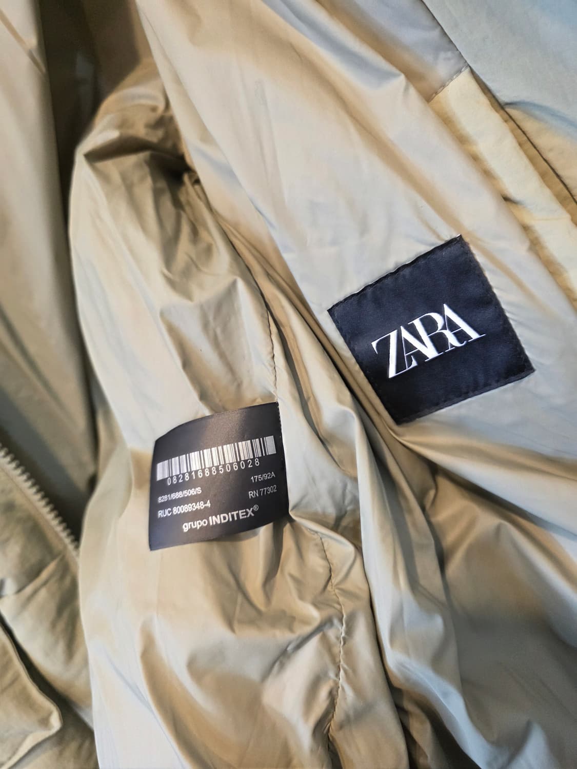 자라  오버사이즈 패딩 점퍼 상품이미지5