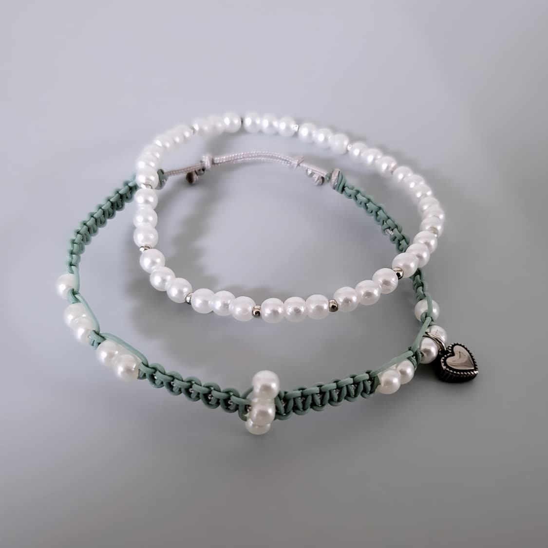 원석팔찌+매듭팔찌 세트 상품이미지2