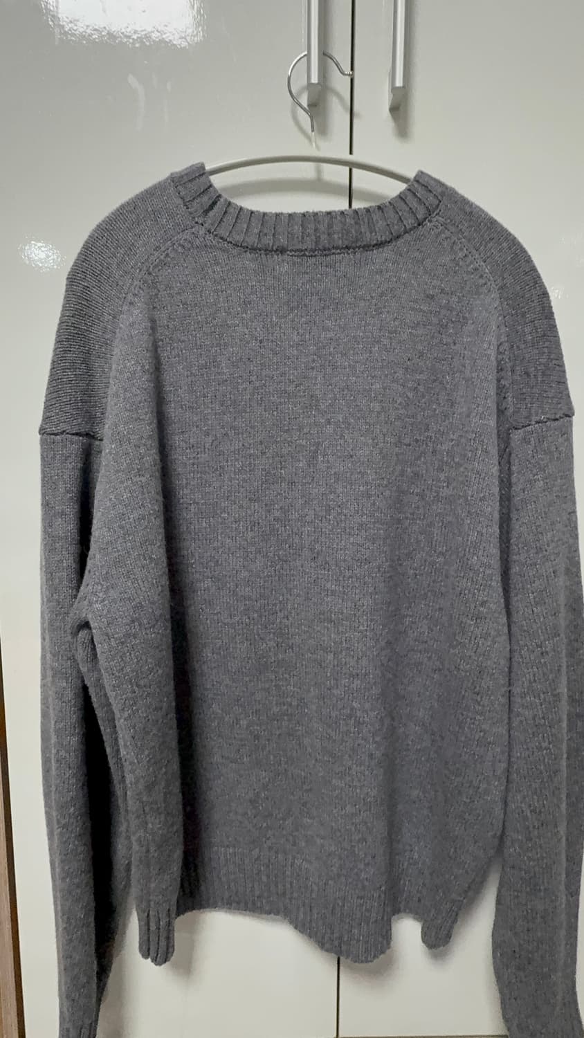 쿠어 울 크롭니트 그레이 m 상품이미지4