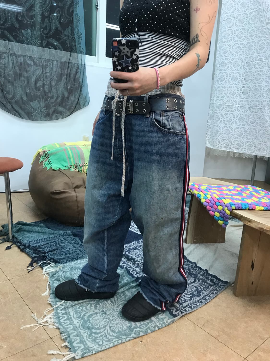 폴로 랄프로렌 빈티지 사이드라인 데님팬츠  상품이미지1