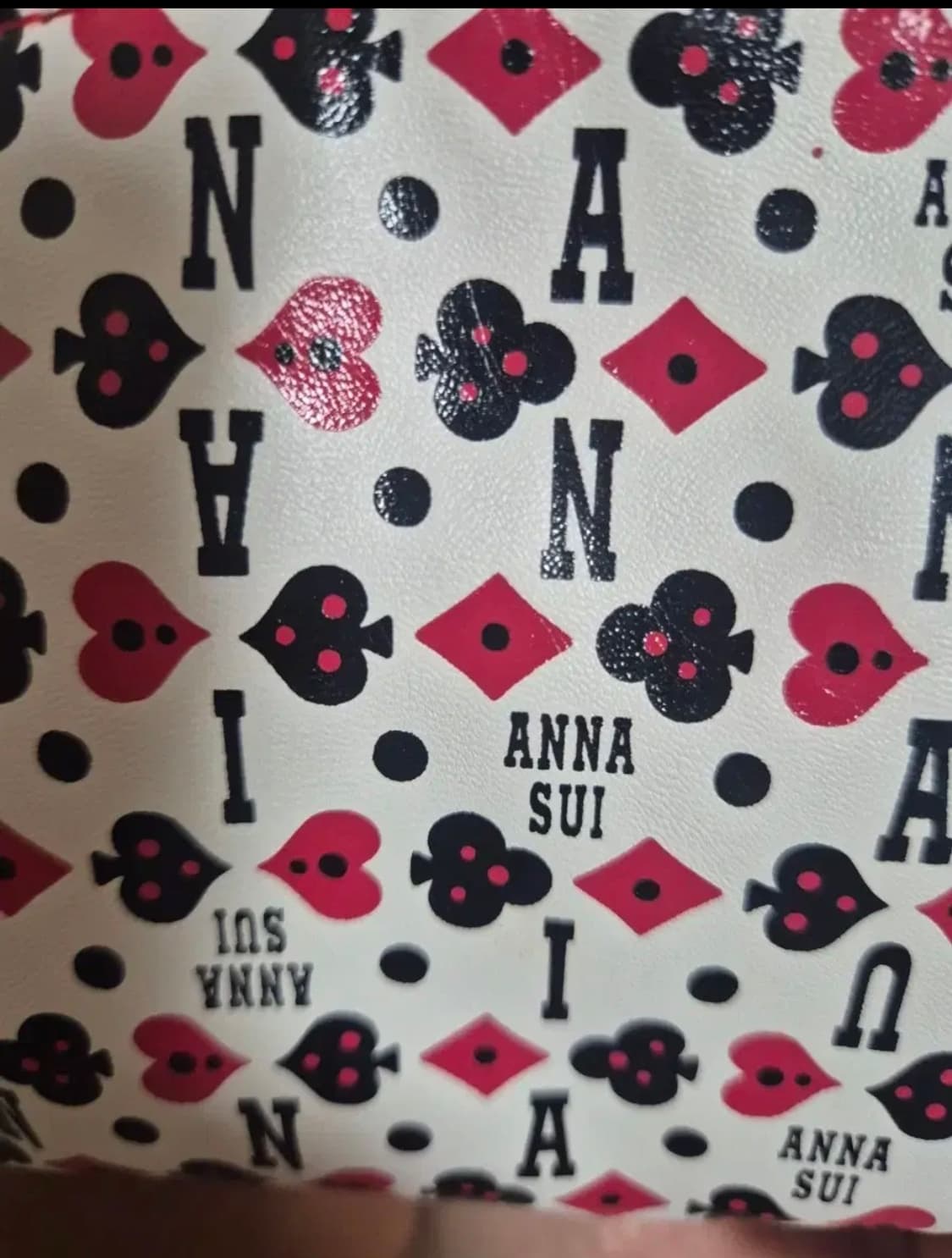 안나수이 리본ㅡ트럼프 파우치 👝 상품이미지10