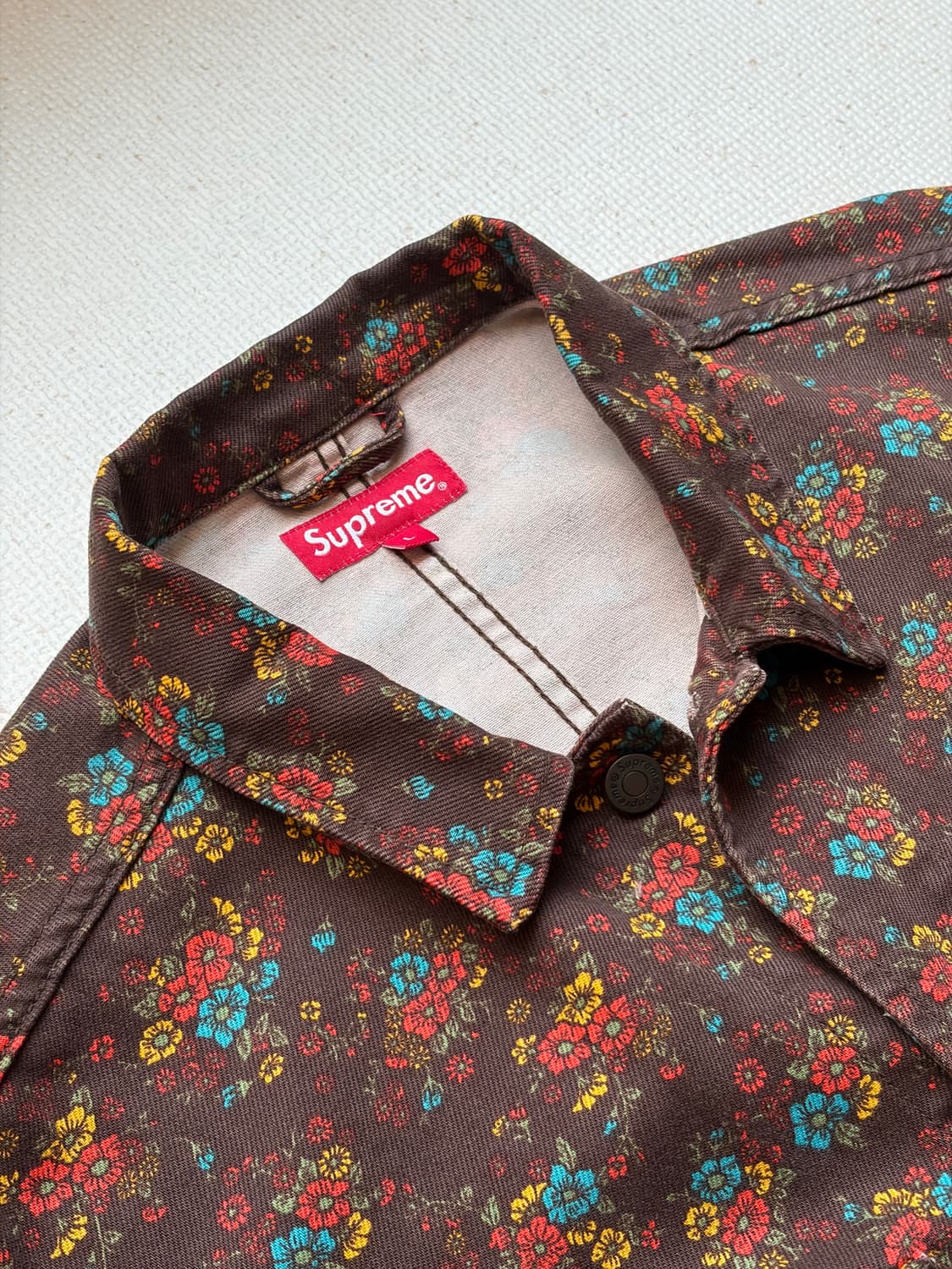 [L] 슈프림 데님 초어 코트 자켓 상품이미지2