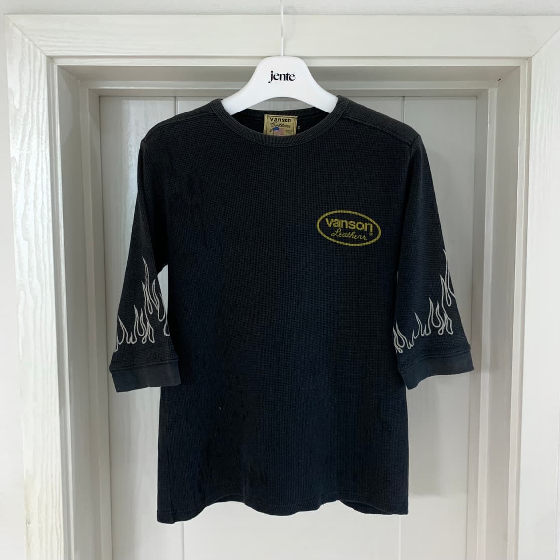 밴슨 레더 와플 코튼 슬리브 벤슨 vanson 상품이미지1