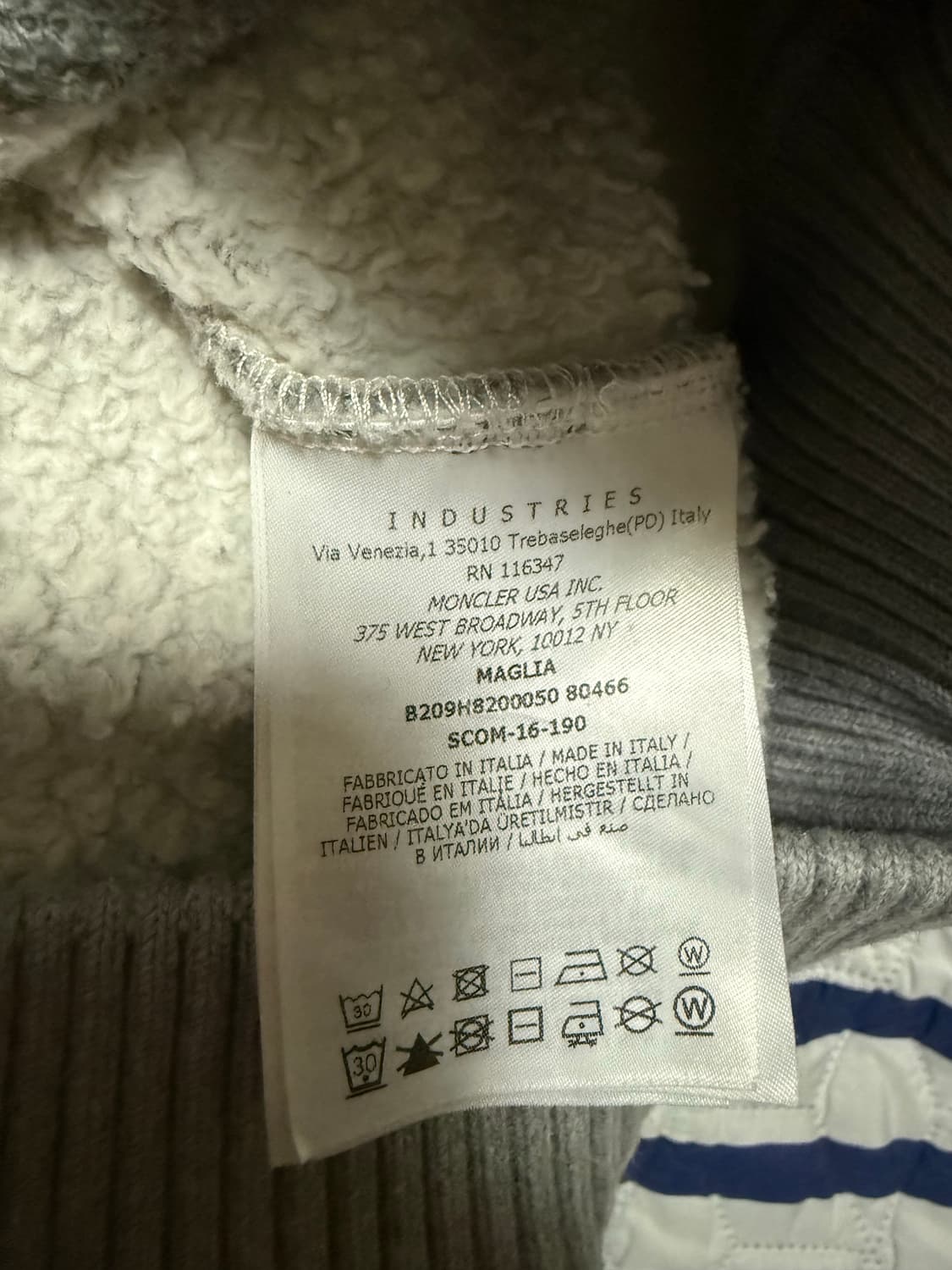 몽클레어x오프화이트 콜라보 후드티 M 상품이미지10