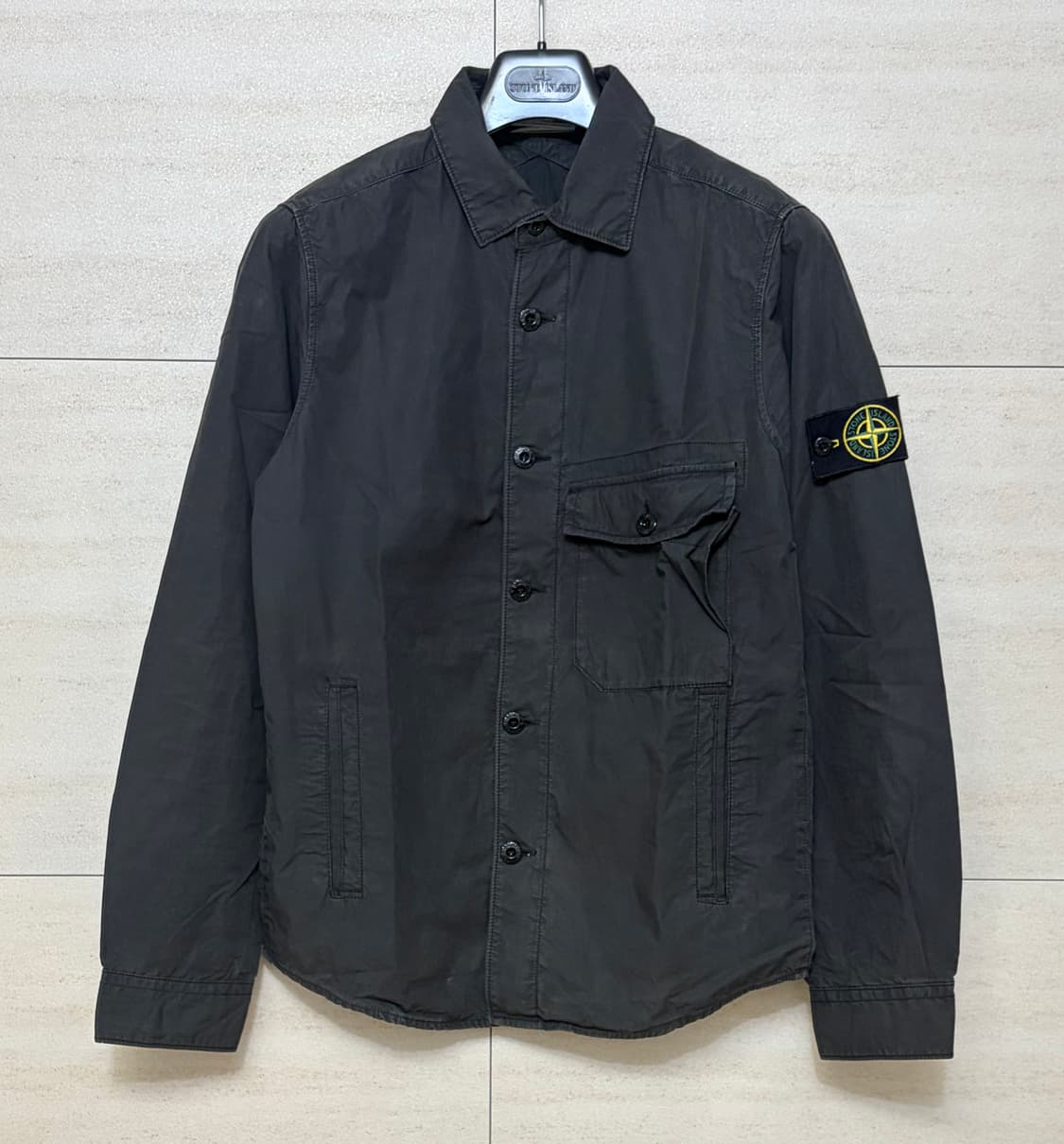 스톤아일랜드 가먼트 다이드 오버셔츠 상품이미지1