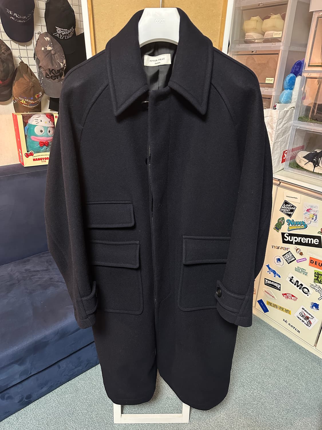 애프터프레이 투어리스트 발마칸 코트 다크네이비 M 상품이미지1