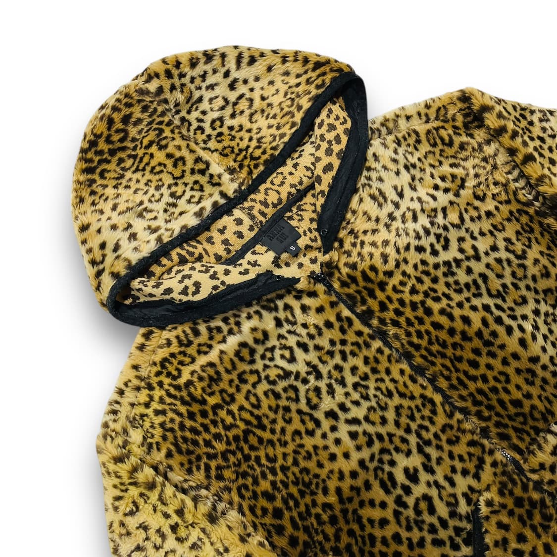 안나 수이 레오파드 패턴 플리스 후디 집업 상품이미지2