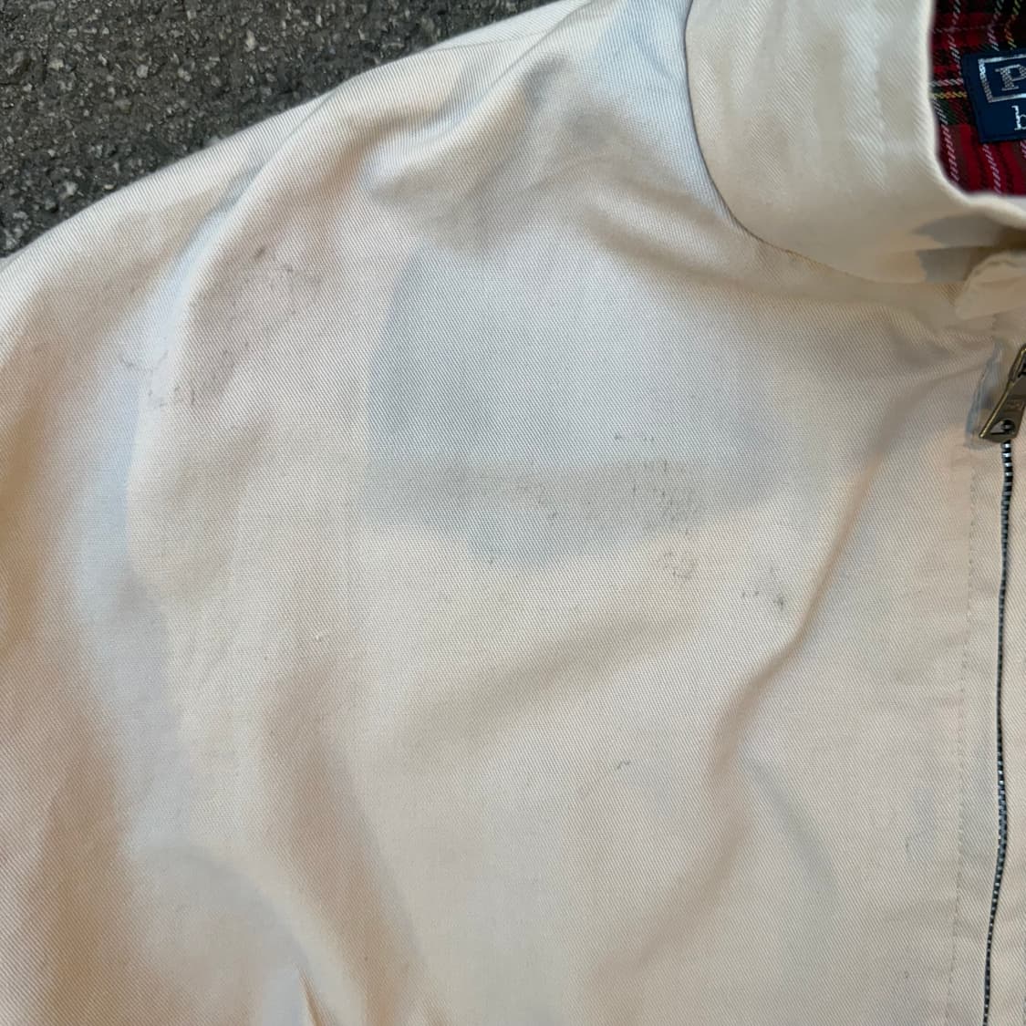 폴로 아이보리 블루종 자켓 상품이미지6