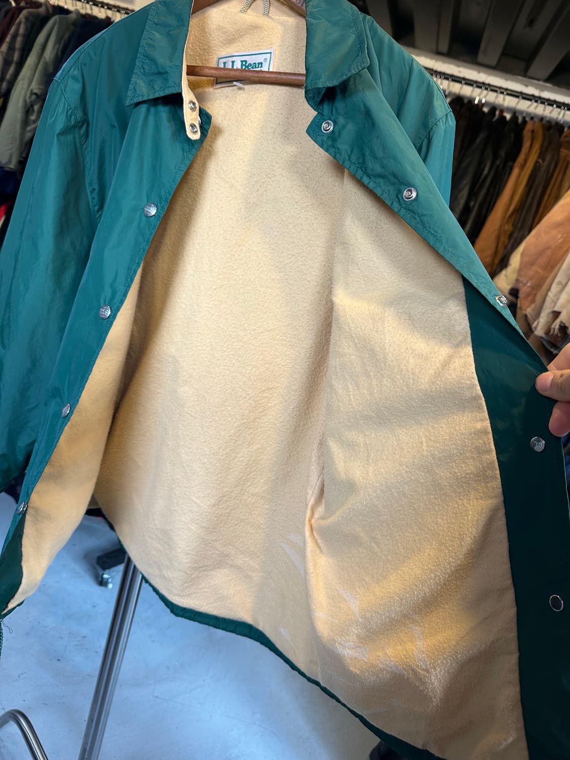 엘엘빈 나일론 후리스 라이닝 코치 자켓 상품이미지9