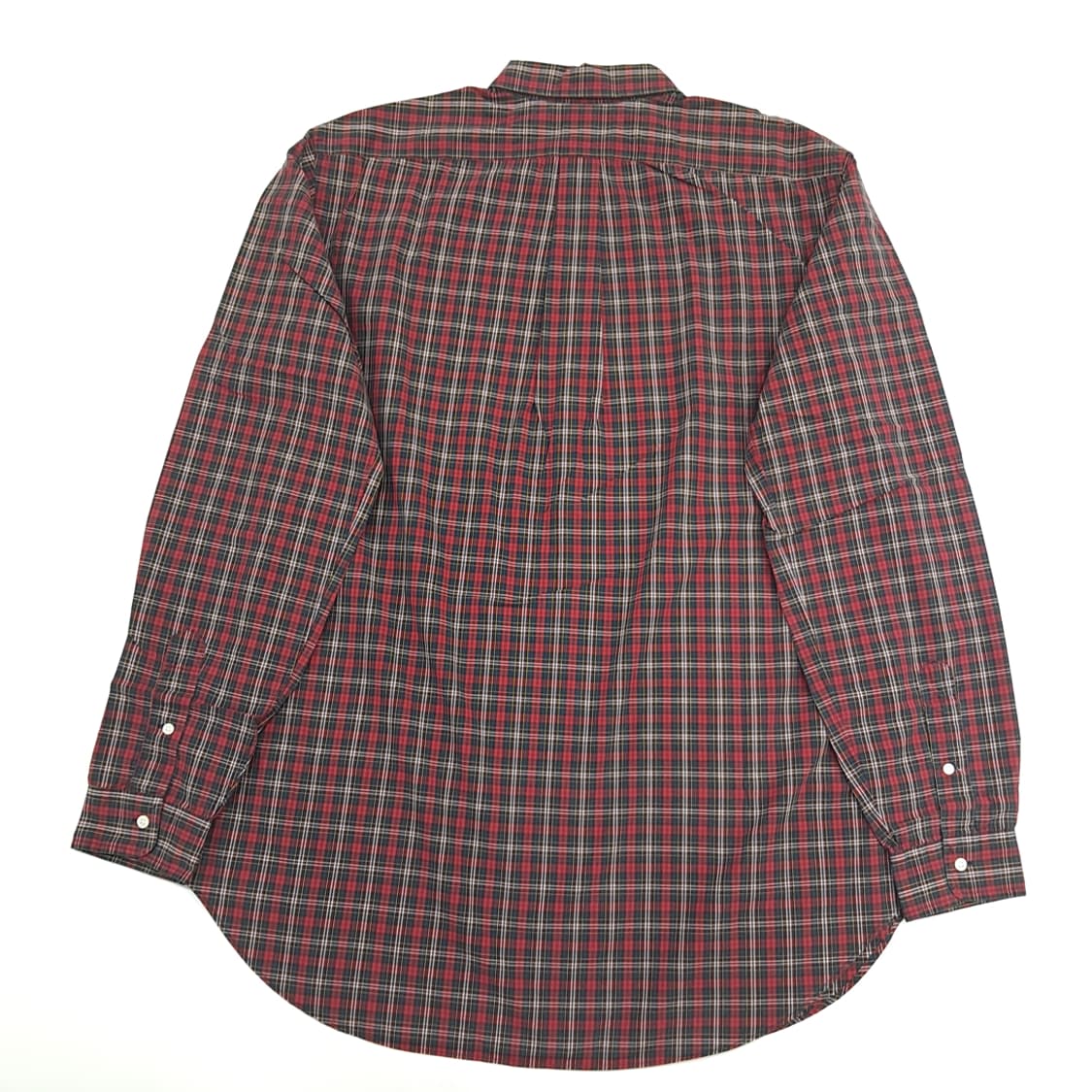 Co795 XL Tall 폴로 랄프로렌 레드 타탄체크 긴팔 셔츠 남방 상품이미지7