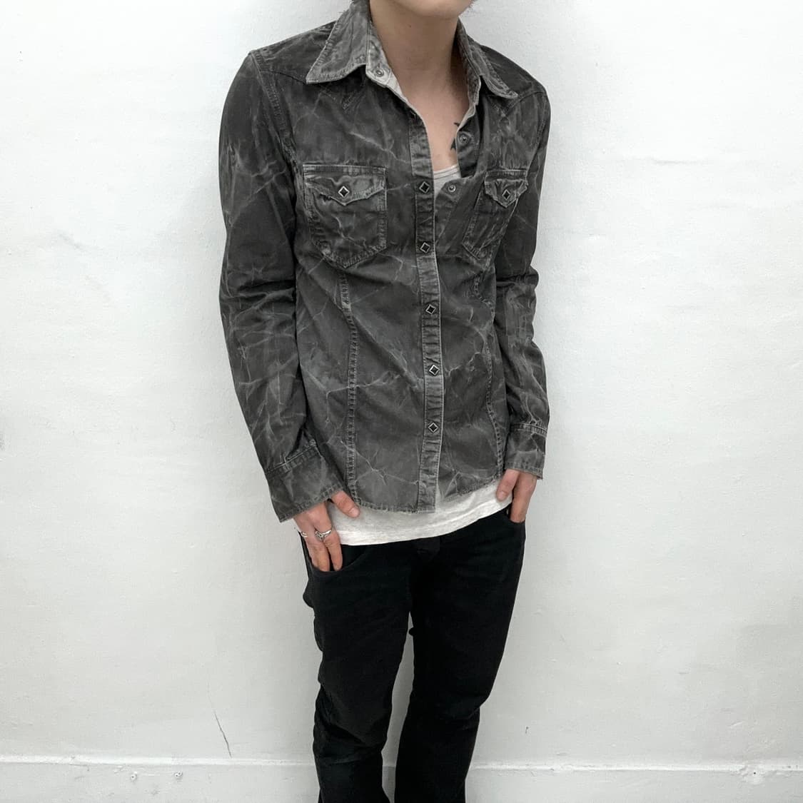 Civarize crack washing shirts 상품이미지2