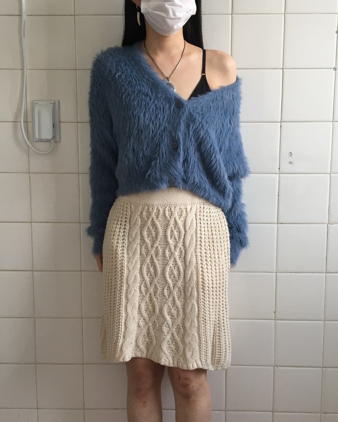 Fluffy knit cardigan 상품이미지5