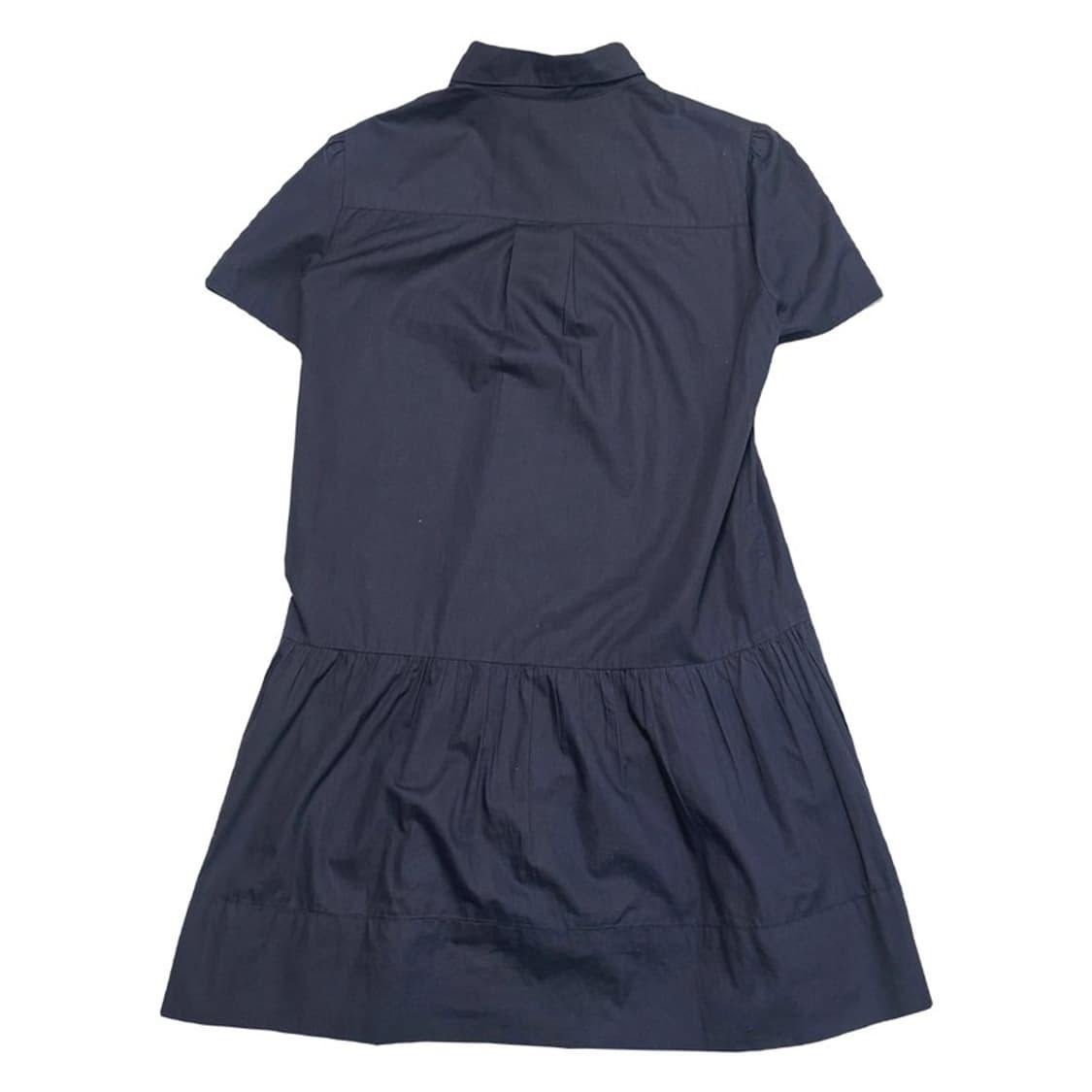 ATHE 프릴 셔츠 원피스 네이비 34 상품이미지6