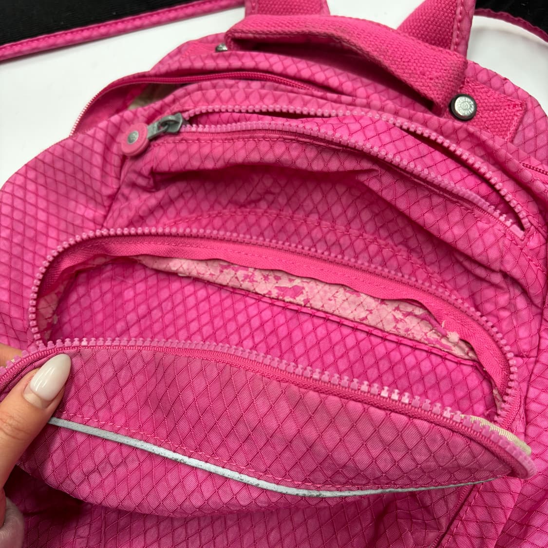 Kipling 키플링 y2k 핫핑크 백팩  상품이미지7