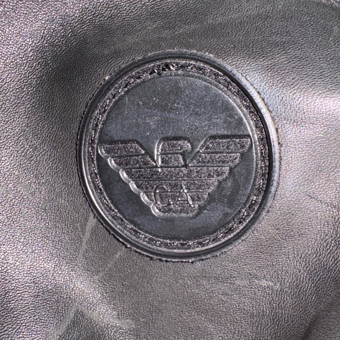 10‘s Emporio Armani Leather Panel Jacket 상품이미지4