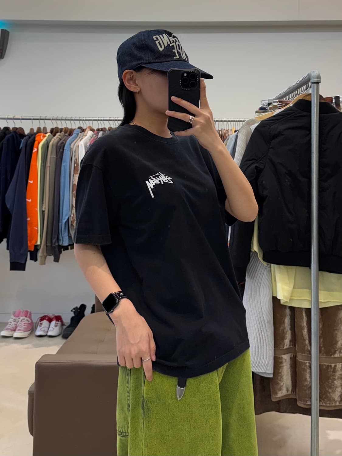 스투시 다이스 피그먼트 다이드 티셔츠 상품이미지8