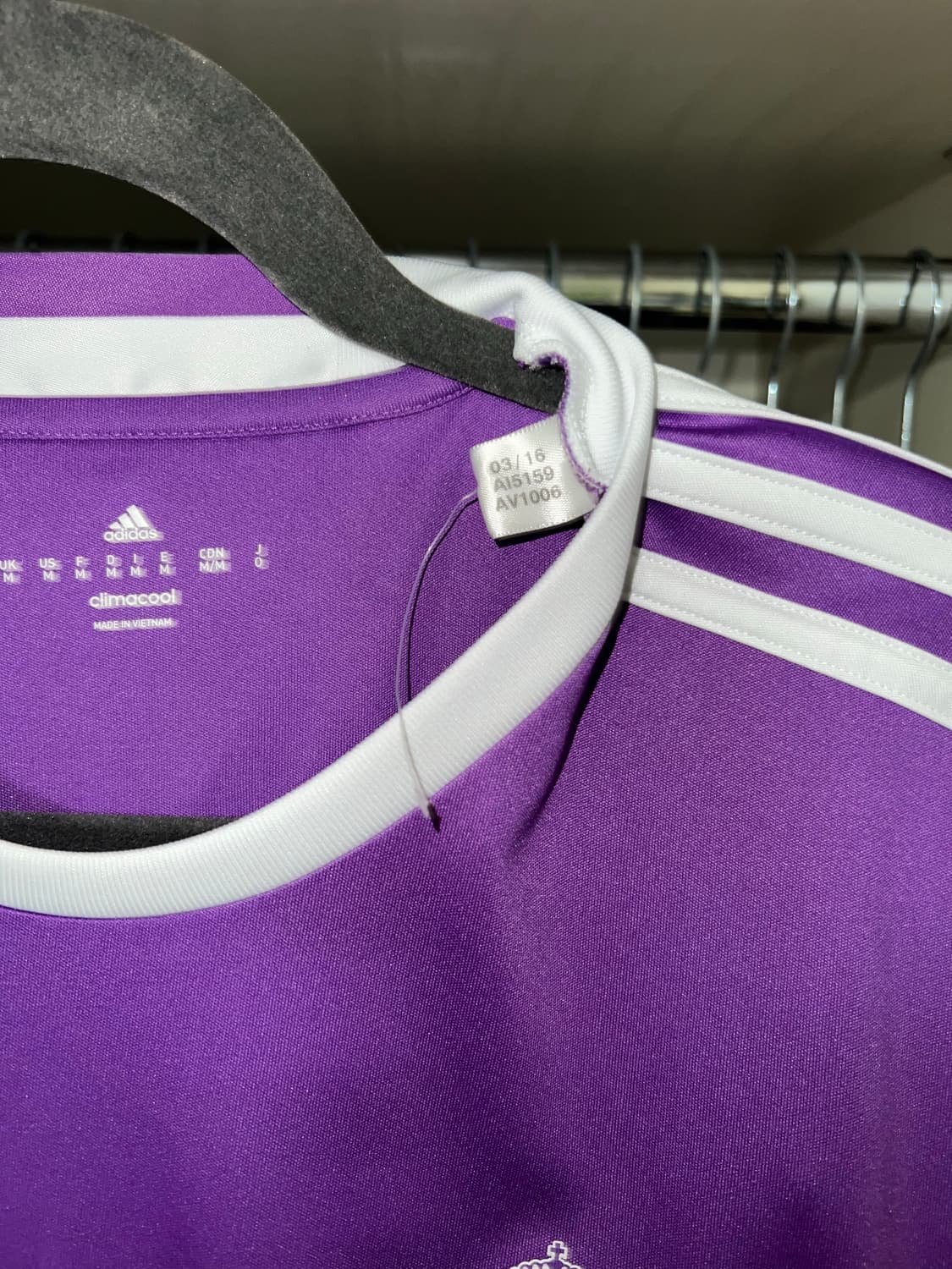 16-17 레알 마드리드 어웨이 호날두 긴팔 유니폼 상품이미지2