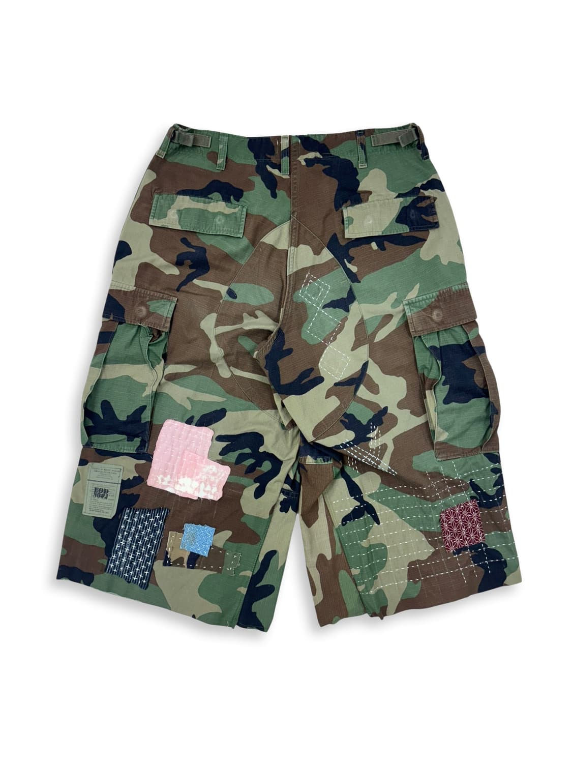 BDU Distressed Boro Sashiko Bermuda 상품이미지2