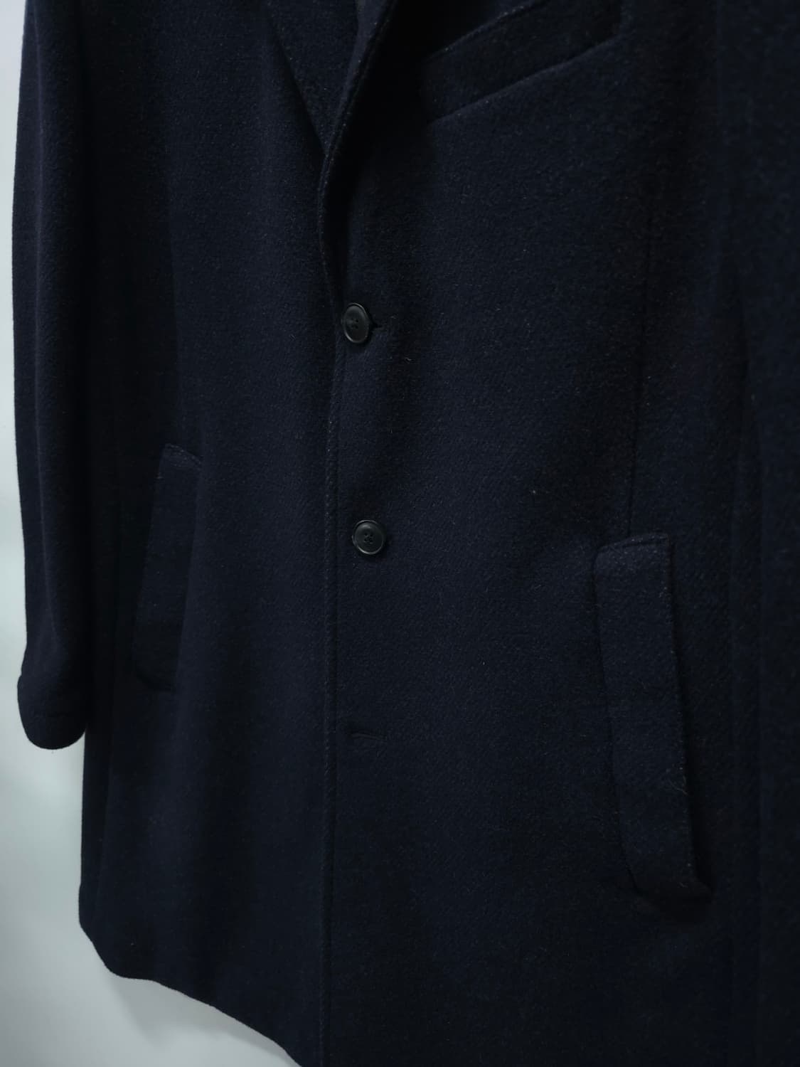 GAP(갭) 남성 네이비 보카시 싱글 울코트 상품이미지5