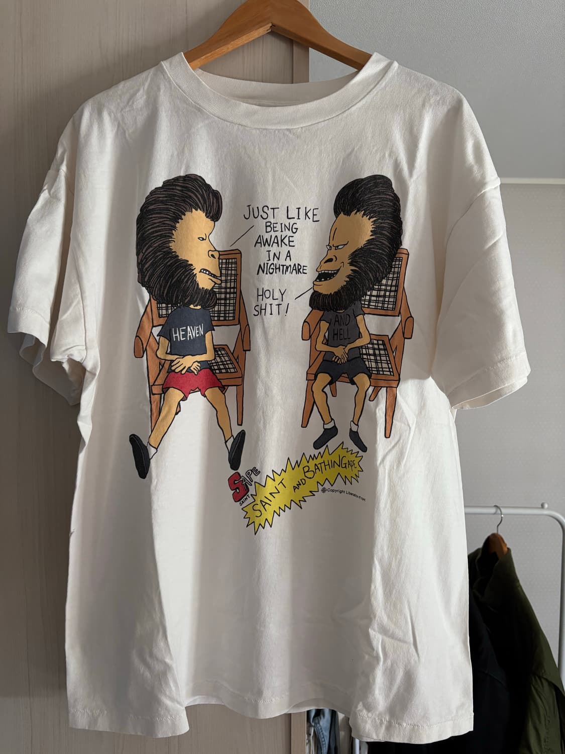 세인트 미카엘 X 베이프 반팔 티셔츠 상품이미지1