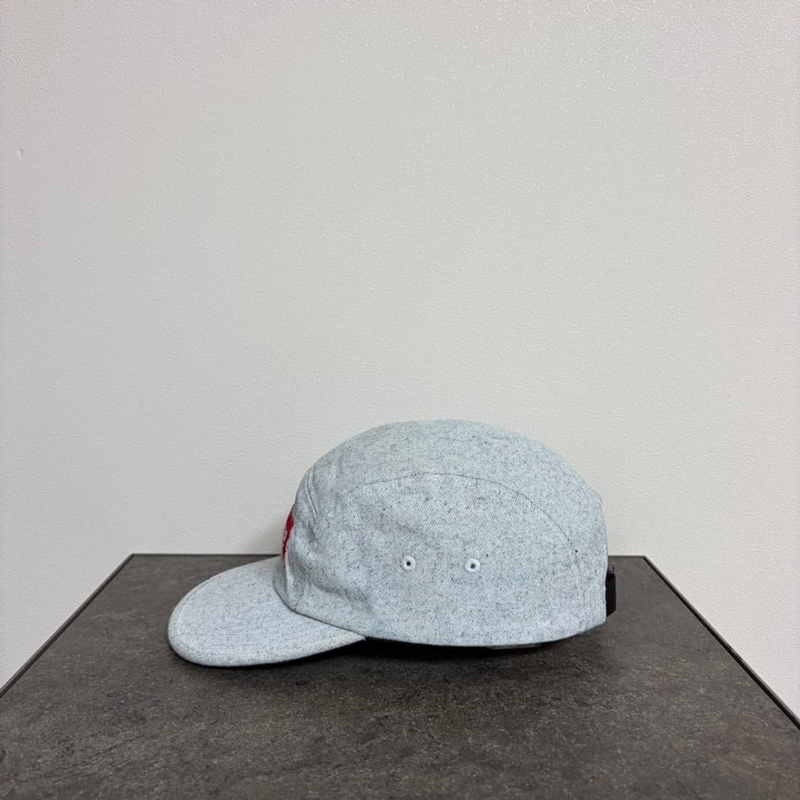 (OS) 슈프림 박스로고 캠프캡 모자 워시드 데님 내츄럴 상품이미지2