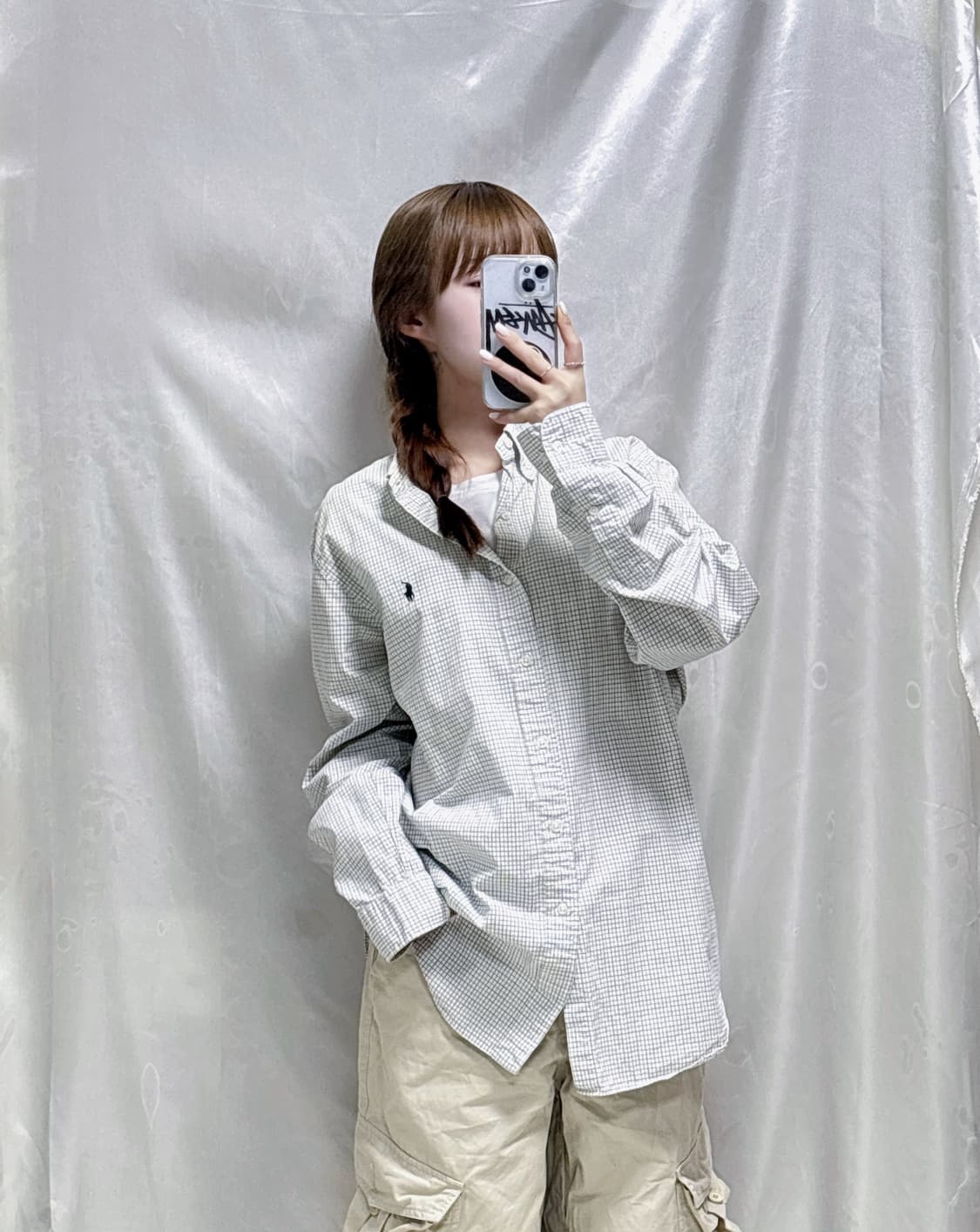 폴로 랄프로렌 그린포니 체크셔츠  상품이미지1