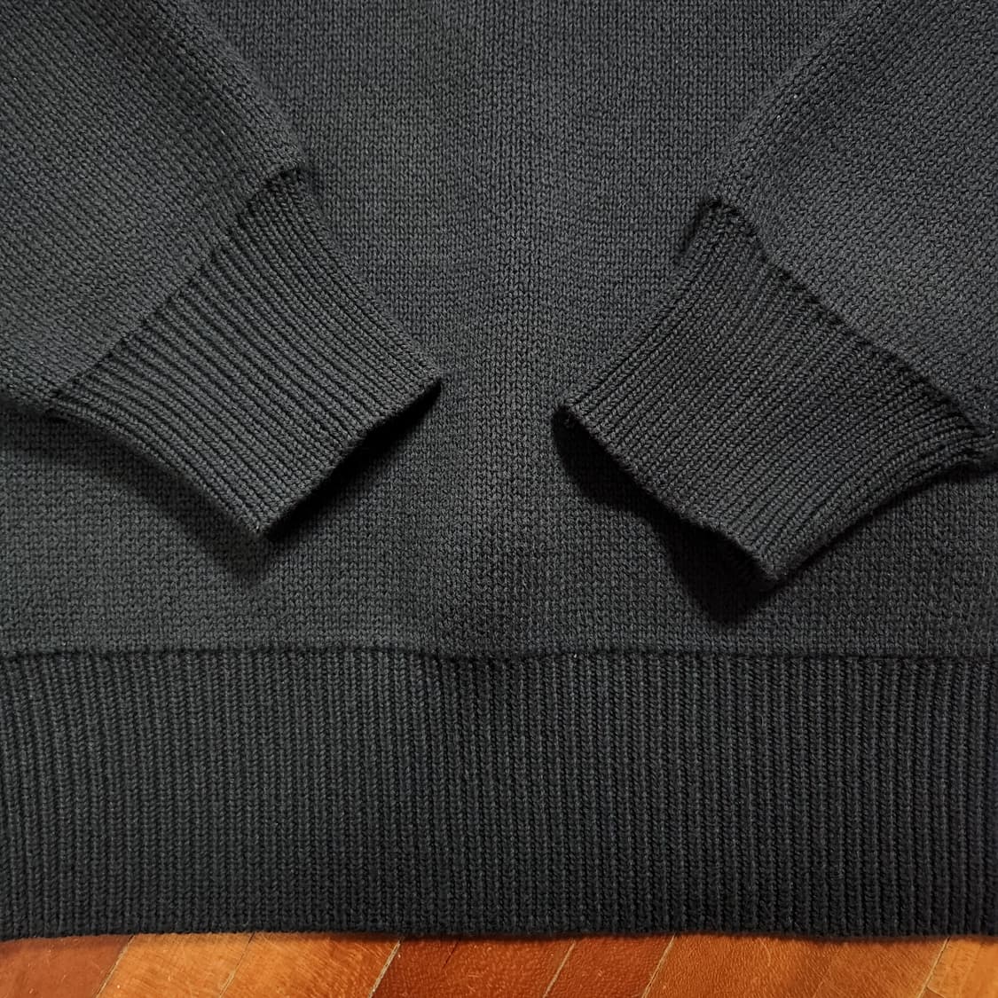 [S] 피어오브갓 에센셜 니트 풀오버 스웨터 니트 블랙 상품이미지3