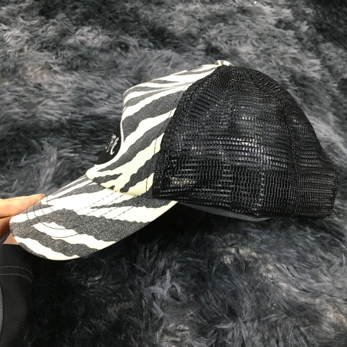 투티/0362 PROJECT WAVE 얼룩말 지브라 패턴 호피 메쉬 캡 상품이미지3