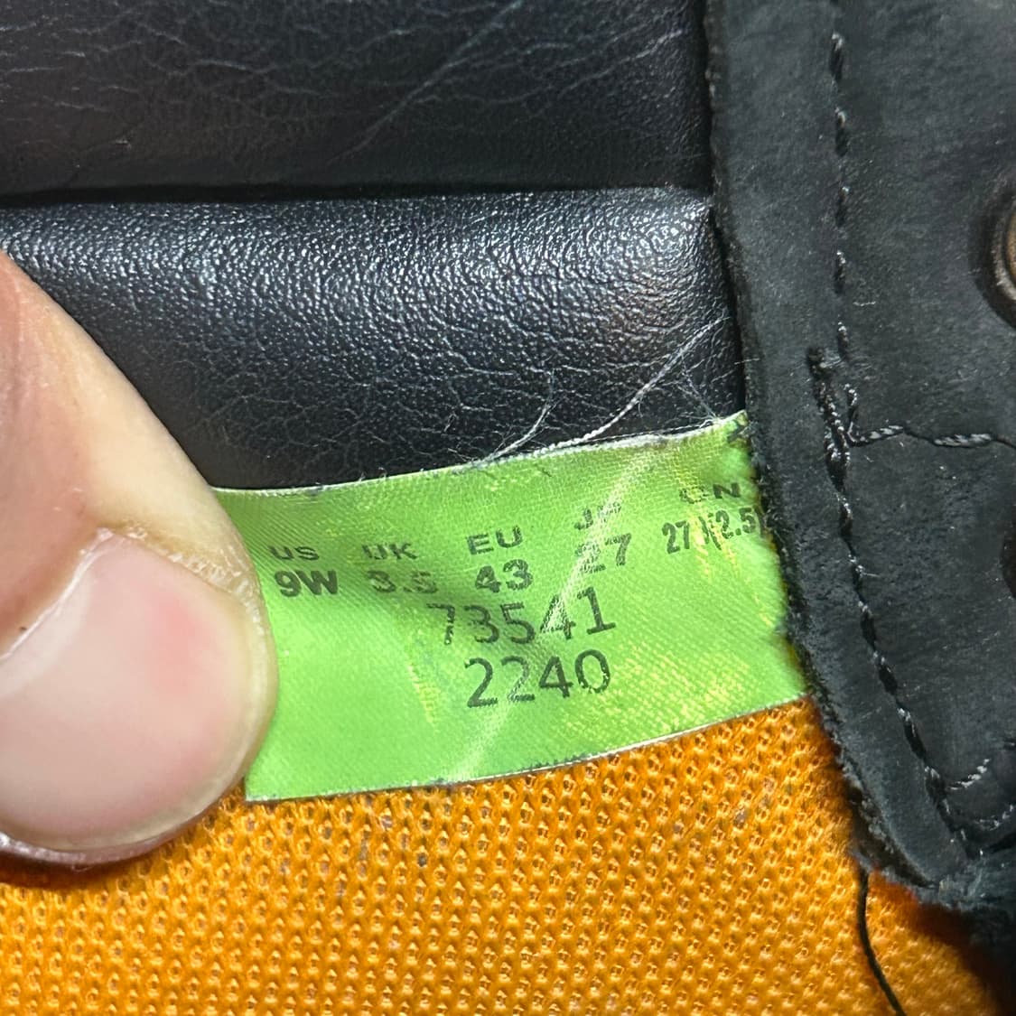 270) 팀버랜드 6인치 워커 부츠 올블랙 상품이미지9