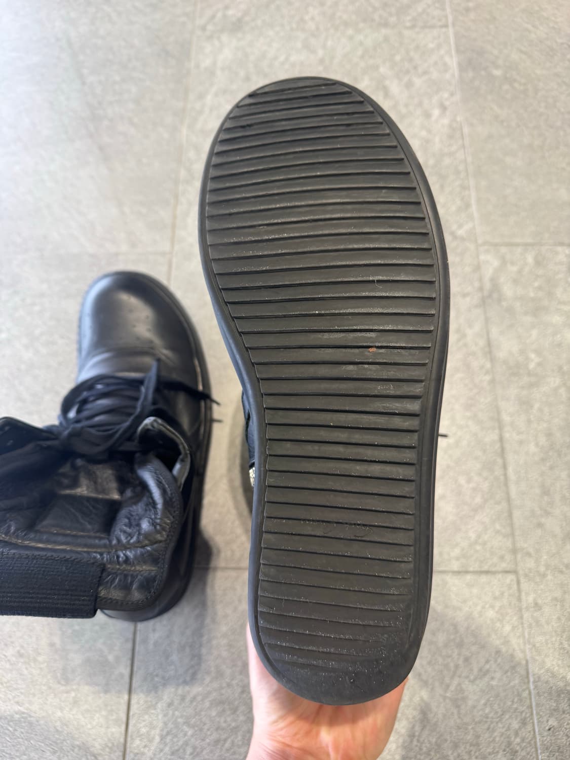 42 릭오웬스 지오바스켓 트리플블랙 상품이미지9