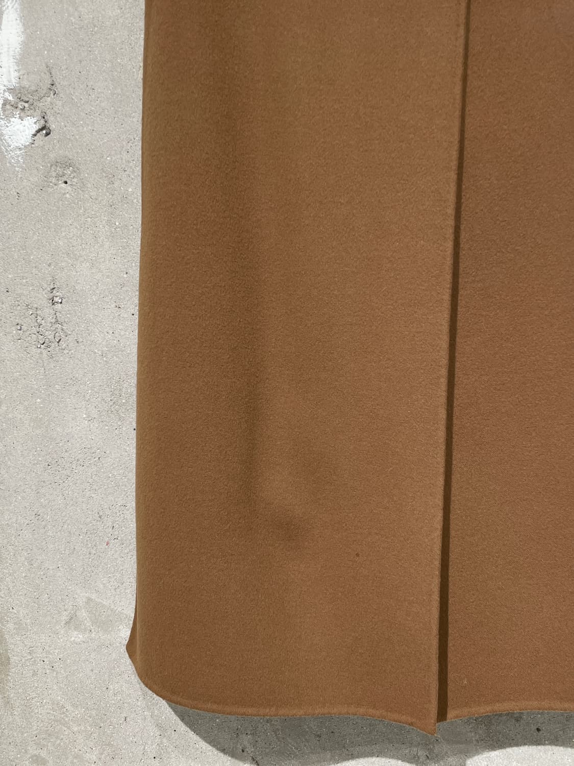 질샌더 카멜 울 캐시미어 롱 베스트 상품이미지4