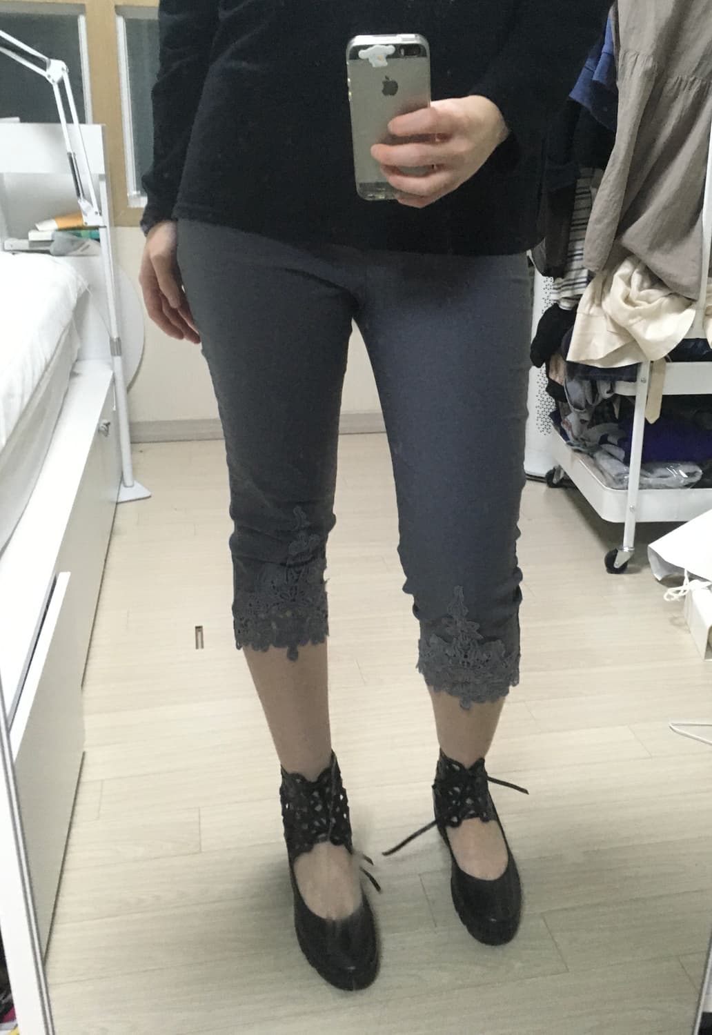 Lace Capri pants 상품이미지6